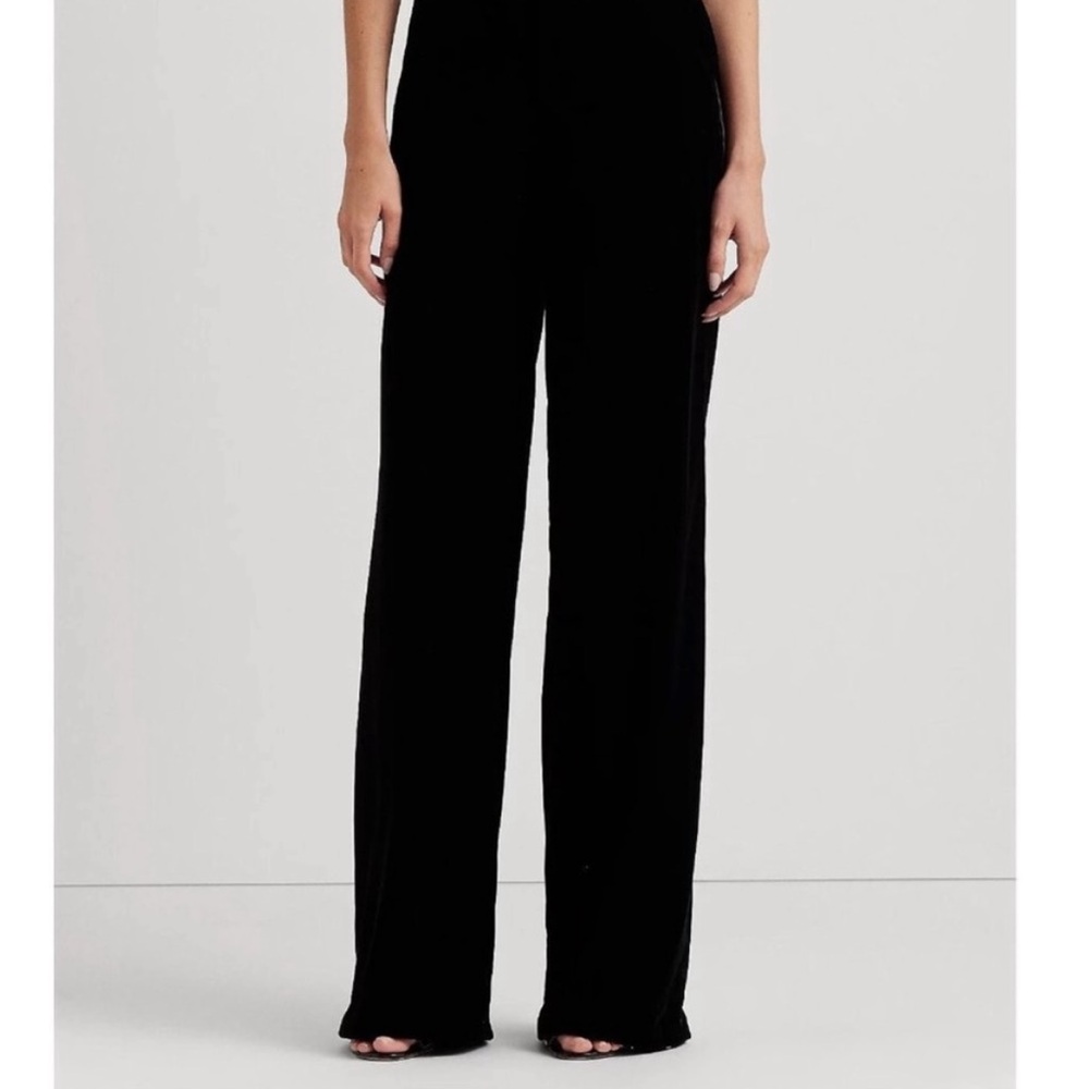 Ann Taylor Margo Black Velvet Pants